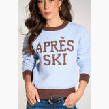 Apres Ski Jumper in Blue/Brown