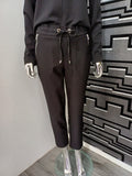 ICONA Black Drawstring Trouser