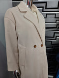 Cream Longline Coat