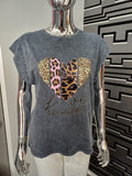 Charcoal Love Tee