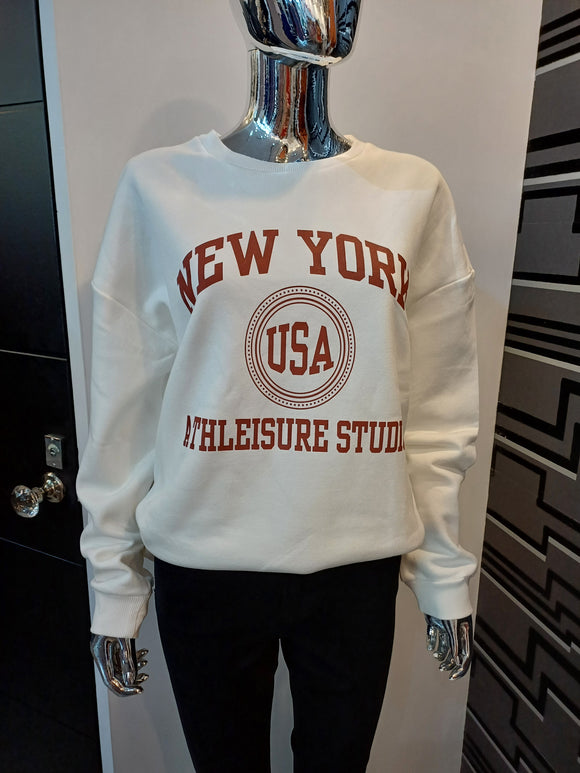 New York Sweater White