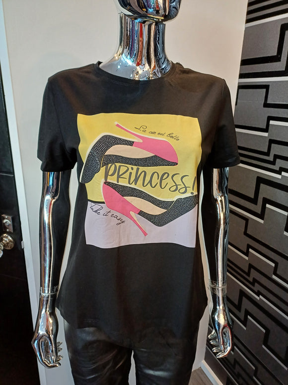 Black Princess Tee