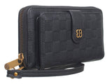 CHIC CHECKERBOARD WALLET: Black