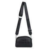Double Zip Crossbody Bag: Black