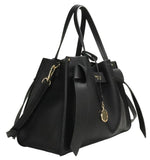 STYLISH BOW CITY TOTE BAG: Black