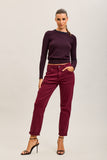 Toxik Mom Jean Khaki Wine