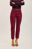 Toxik Mom Jean Khaki Wine