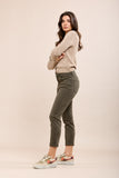 Toxik Mom Jean Khaki Green