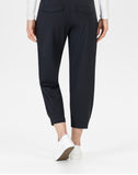 Rachael slouch cuff bottom black Trousers