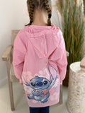 Stitch Raincoat - Pink