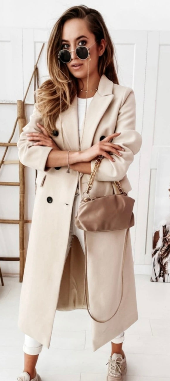 Winter White long Coat