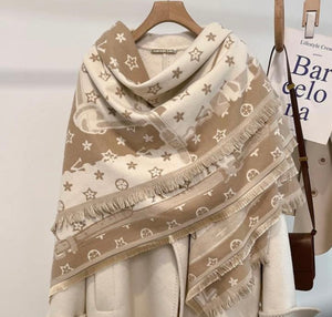 Beige designer inspired Scarf