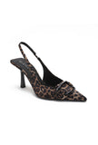 Casey Leopard Print Slingback