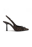 Casey Leopard Print Slingback
