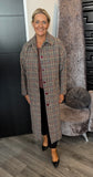 GOA GOA long Checked Coat