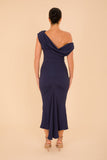 MERCURY MIDI DRESS IN NAVY