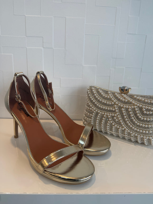 Eva Gold Sandals