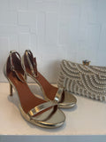 Eva Gold Sandals
