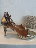 Eva Gold Sandals