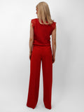 KATE & PIPPA PALERMO TROUSERS IN RED