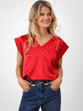 KATE & PIPPA FREYA TOP IN RED