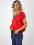 KATE & PIPPA FREYA TOP IN RED