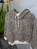 Leopard Fleece Hoodie