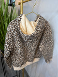 Leopard Fleece Hoodie