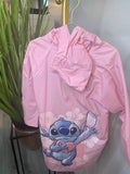 Stitch Raincoat - Pink