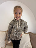 Leopard Fleece Hoodie
