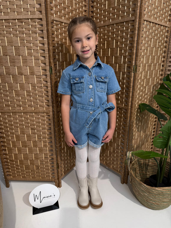 Maisie’s Denim Playsuit