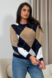 Kris Knit Jumper Navy
