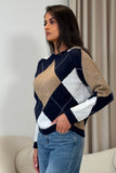 Kris Knit Jumper Navy