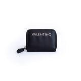 VALENTINO NAVY MINI ZIP AROUND WALLET