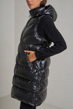 Black Quilted Gilet