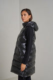 Black Quilted Gilet