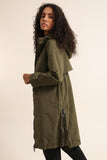 Khaki Waterproof Trench Coat