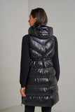 Black Quilted Gilet