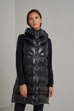 Black Quilted Gilet