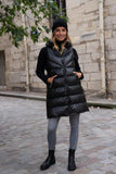 Black Quilted Gilet