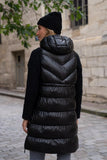 Black Quilted Gilet