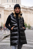 Black Quilted Gilet