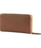 VALENTINO ZERO BROWN ZIP AROUND WALLET