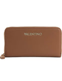 VALENTINO ZERO BROWN ZIP AROUND WALLET