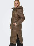 ONLY Axel Chocolate Brown Padded Coat
