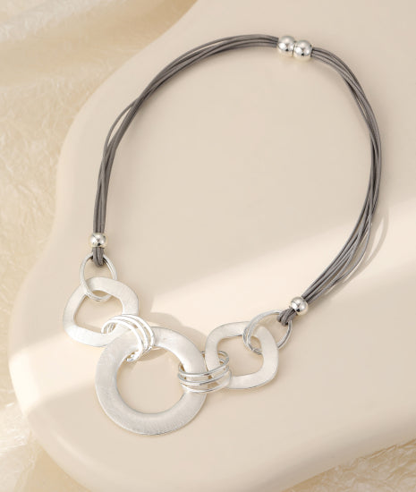 Heart necklace silver