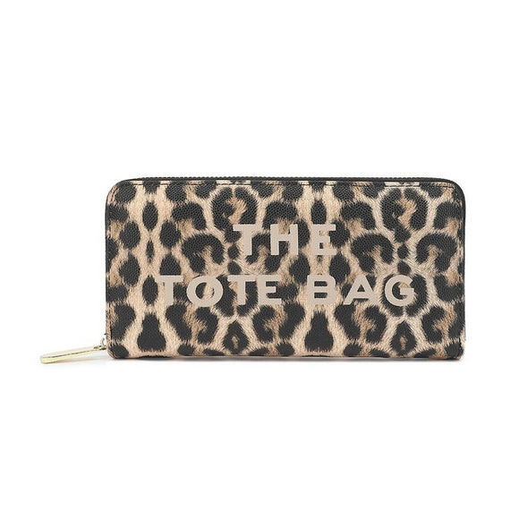 Tan Leopard Tote Purse