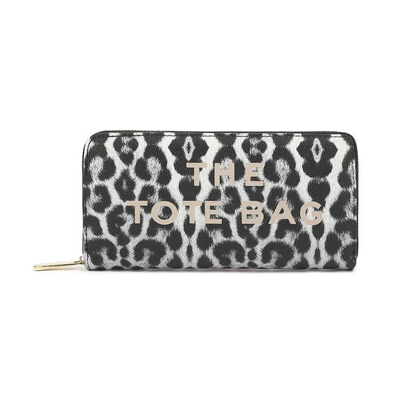 Black Leopard Tote Purse