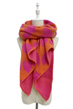 Soft Knitted orange/pink Scarf