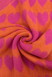 Soft Knitted orange/pink Scarf